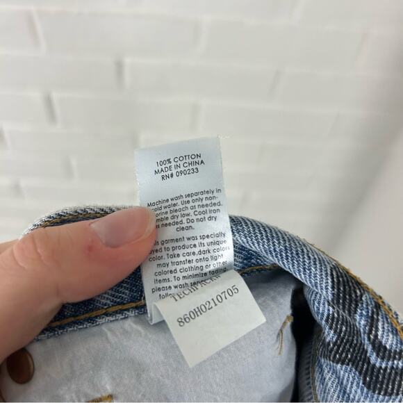 Pacsun Eco Butterfly High Waisted Straight Leg Jeans Size 28 - Picture 5 of 12